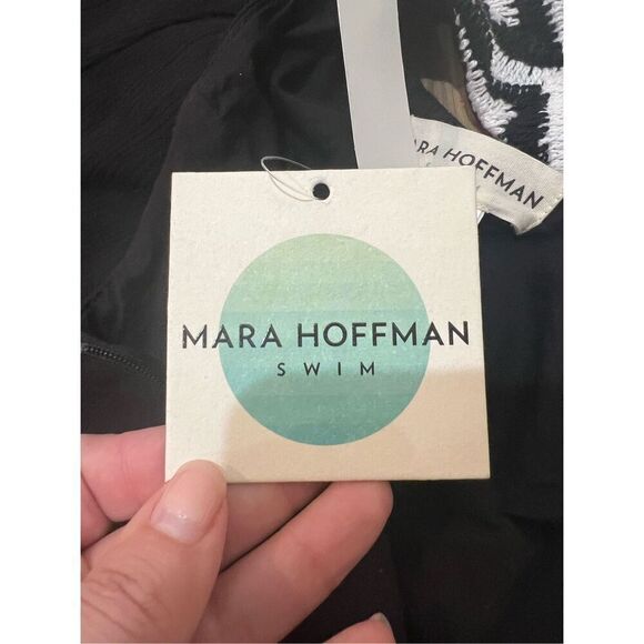 Mara Hoffman Swim NWT Starbasket black maxi dress, size XS - Picture 5 of 12